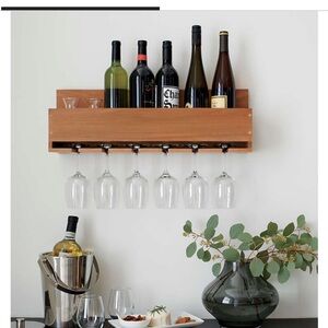 Crate & Barrel Wine Stem Rack